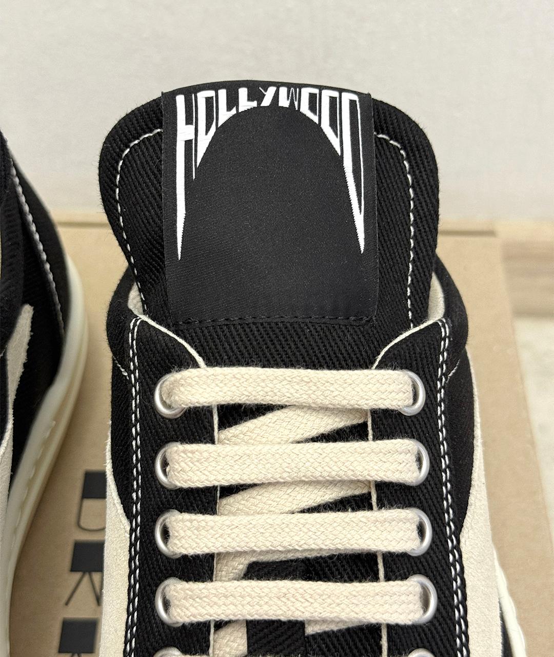 RICK OWENS DRKSHDW Черные кеды, фото 6