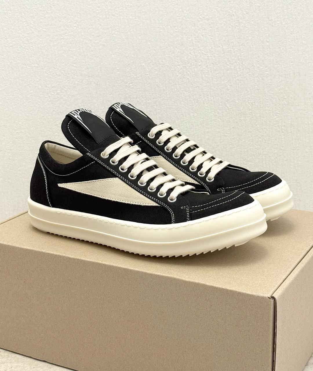 RICK OWENS DRKSHDW Черные кеды, фото 2