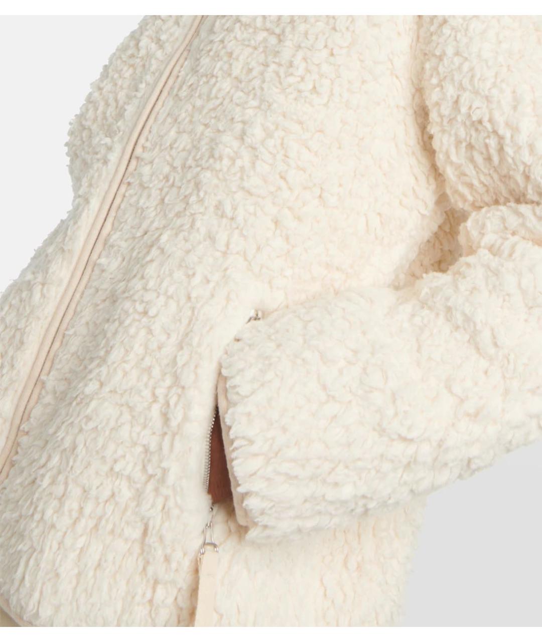 JIL SANDER Бежевая шерстяная куртка, фото 4