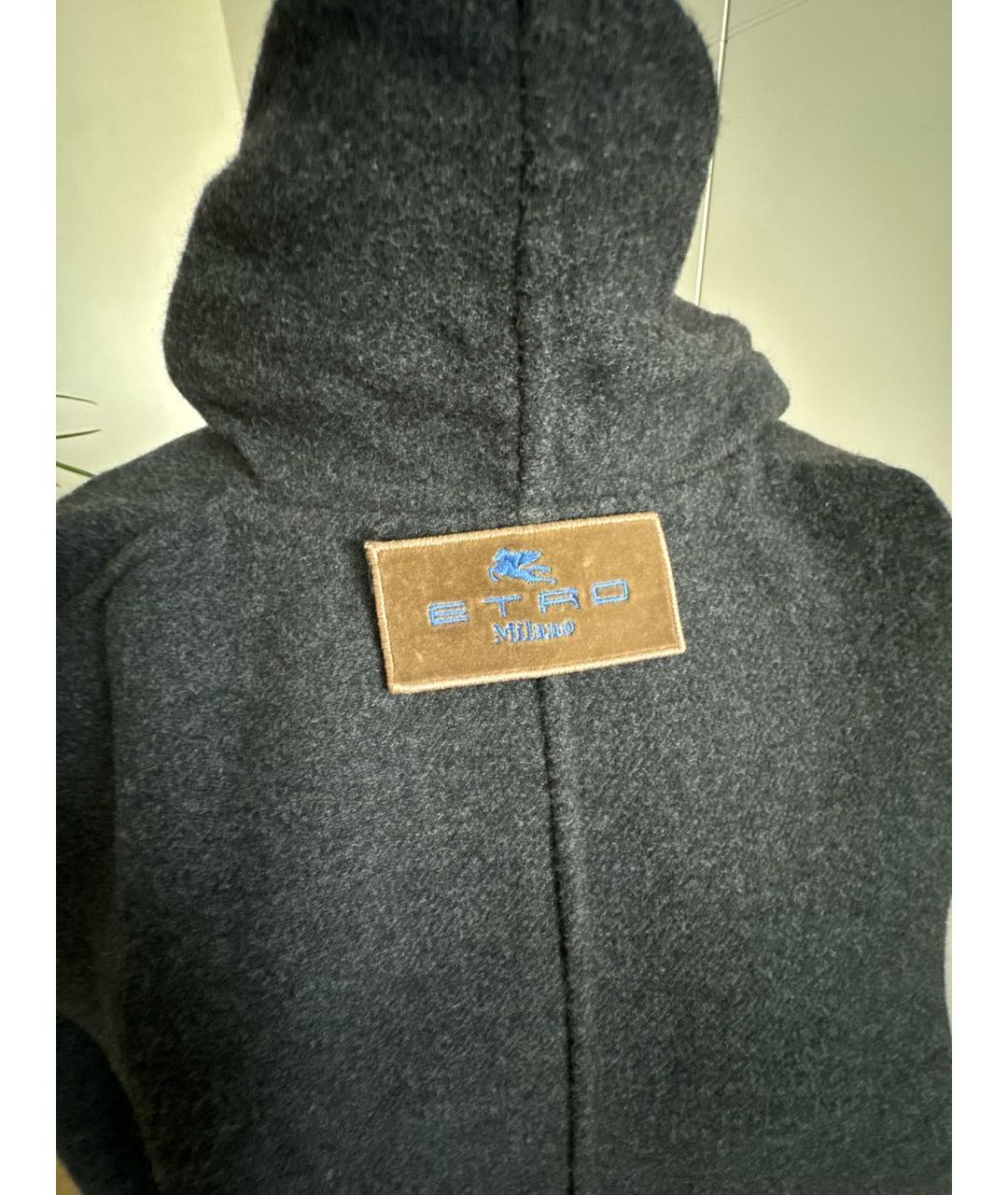 ETRO Синее шерстяное пальто, фото 3