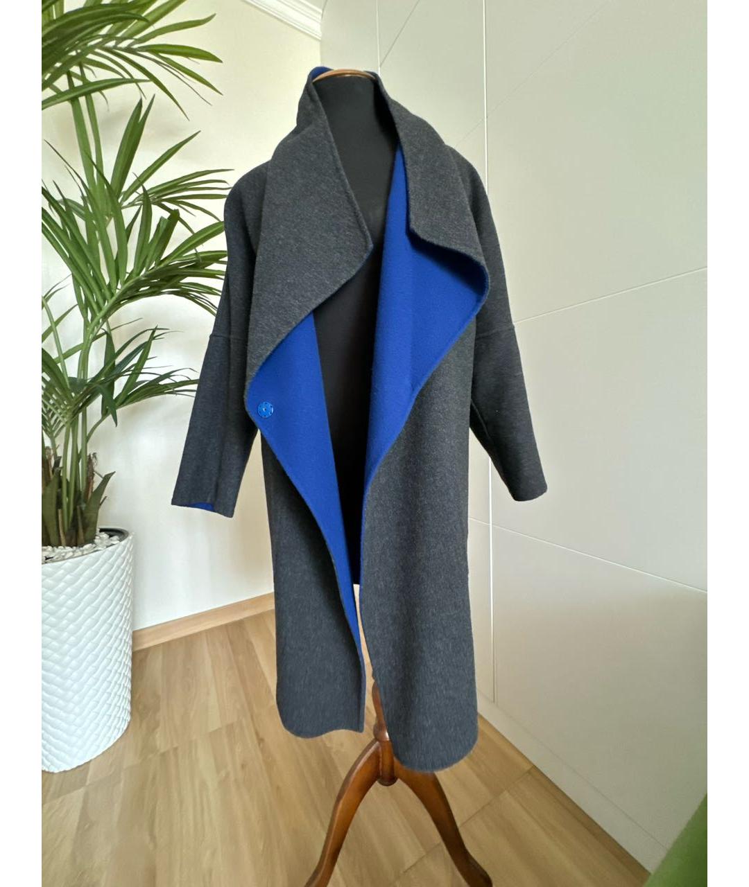 ETRO Синее шерстяное пальто, фото 5