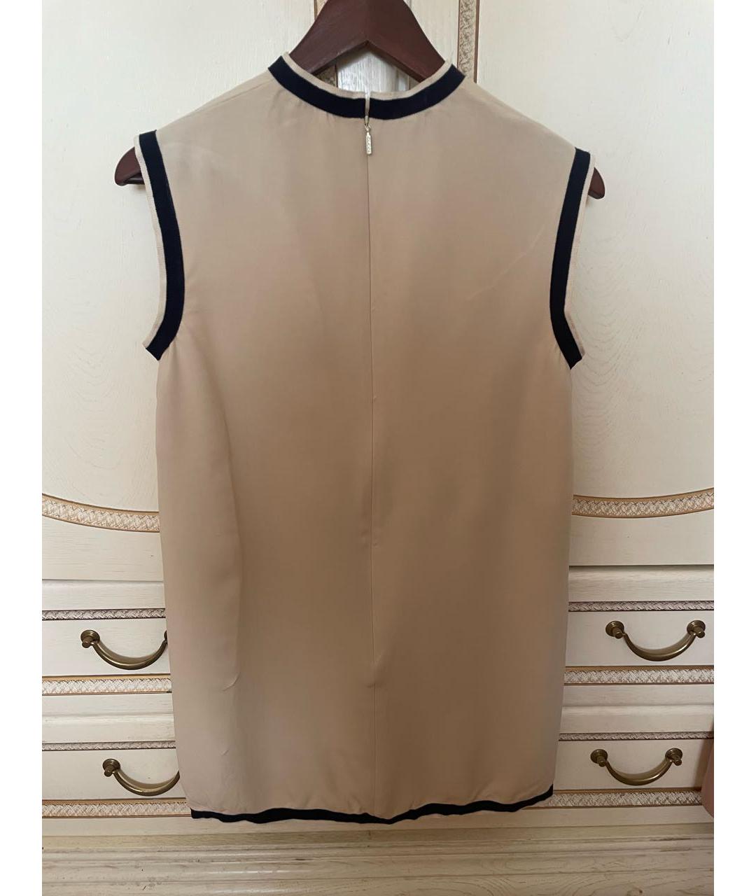 GUCCI Белое вискозное платье, фото 2