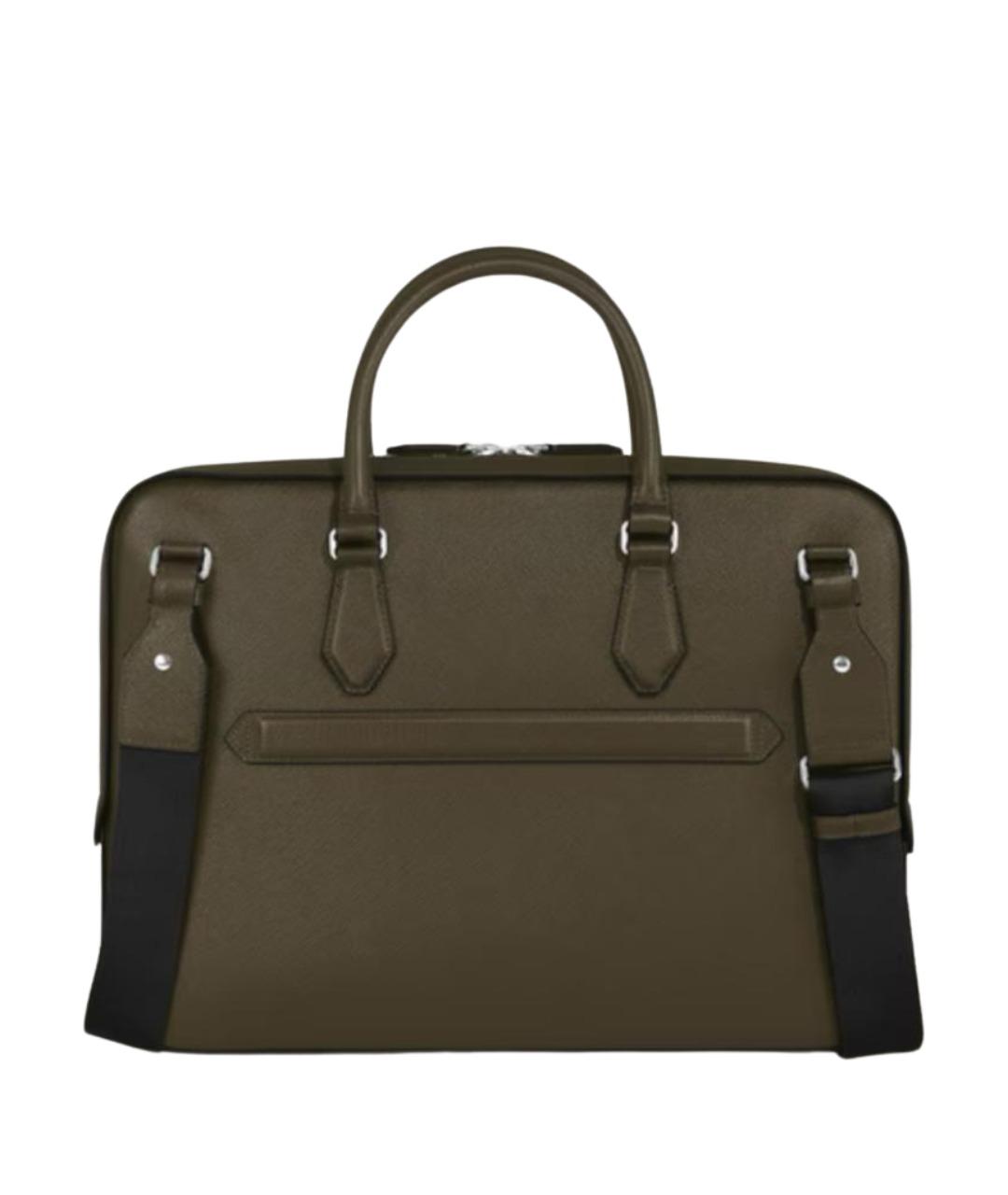 MONTBLANC Хаки портфель, фото 3
