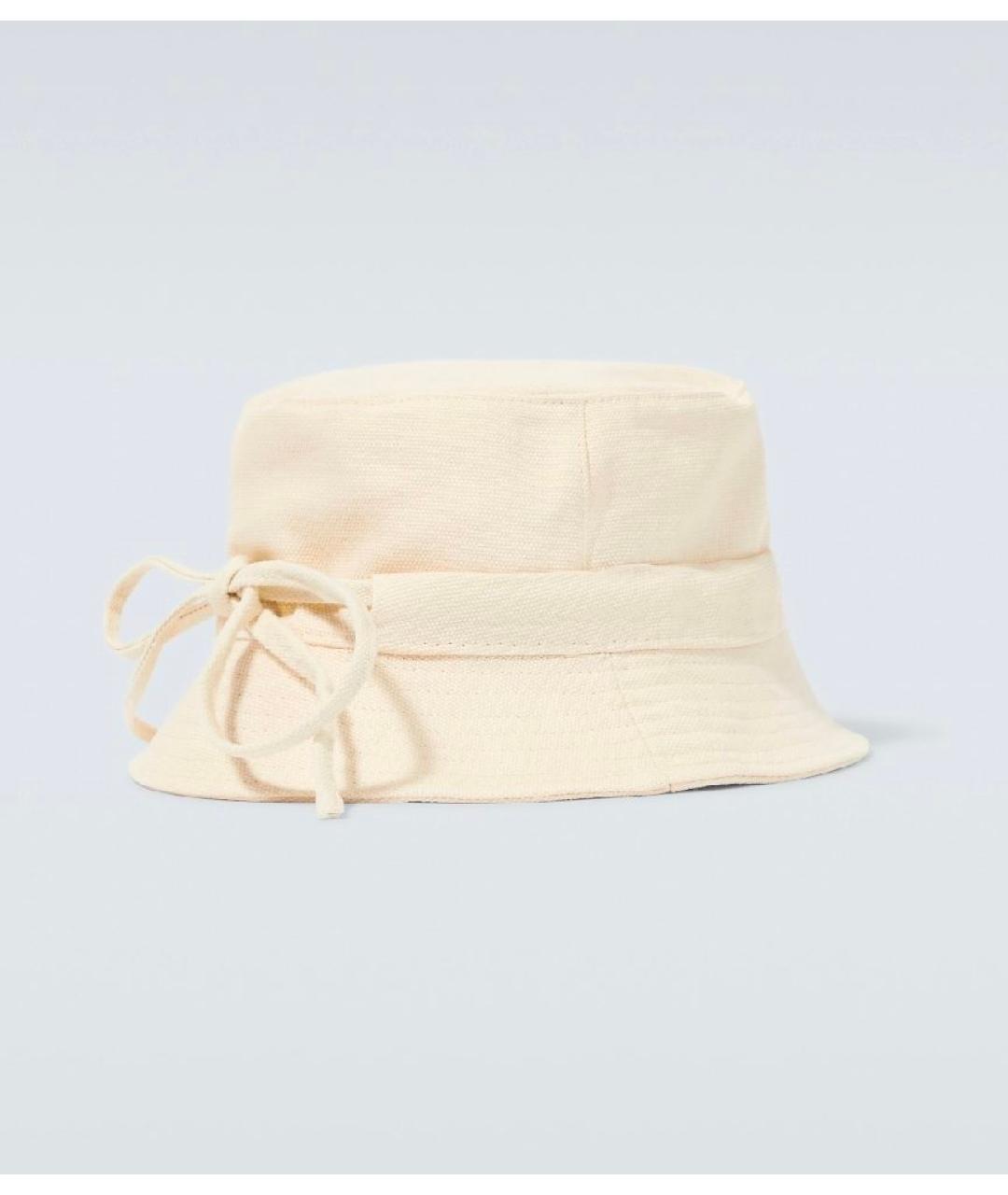 JACQUEMUS Бежевая хлопковая панама, фото 2