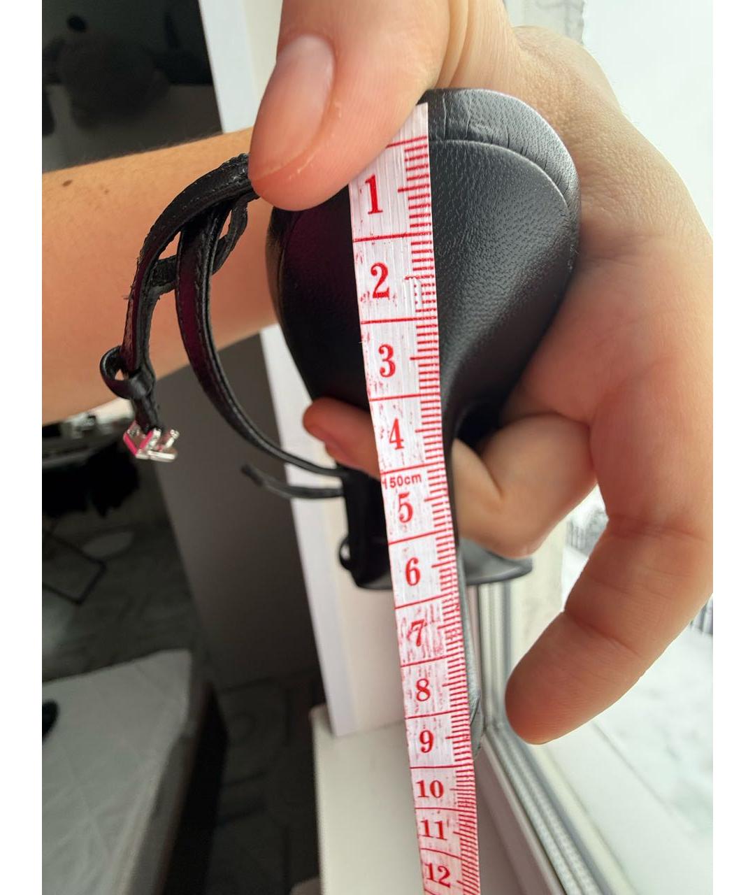 ALEXANDER WANG Черные кожаные босоножки, фото 7