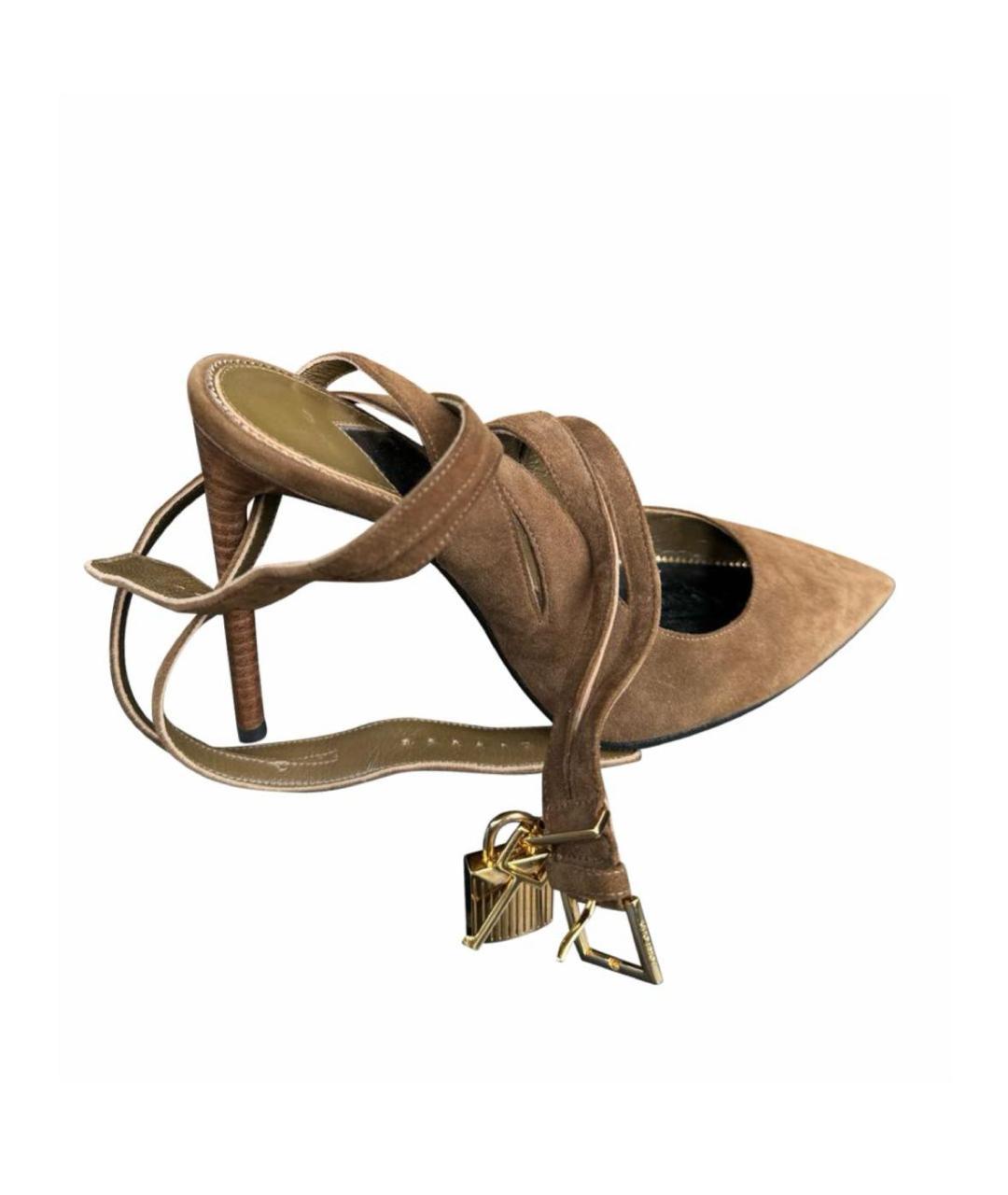 TOM FORD Коричневые замшевые туфли, фото 4