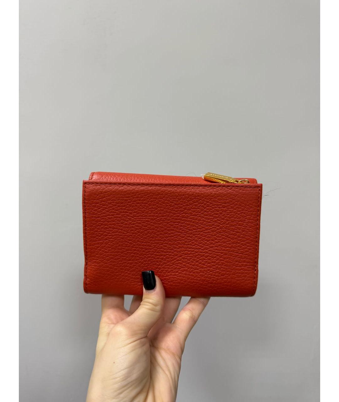 COCCINELLE Красный кожаный кошелек, фото 2