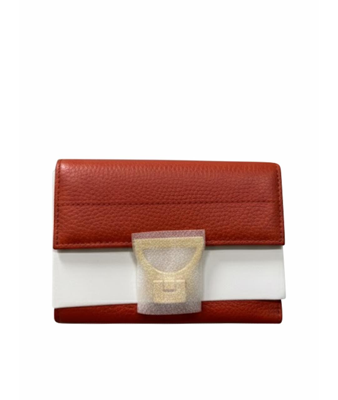 COCCINELLE Красный кожаный кошелек, фото 1