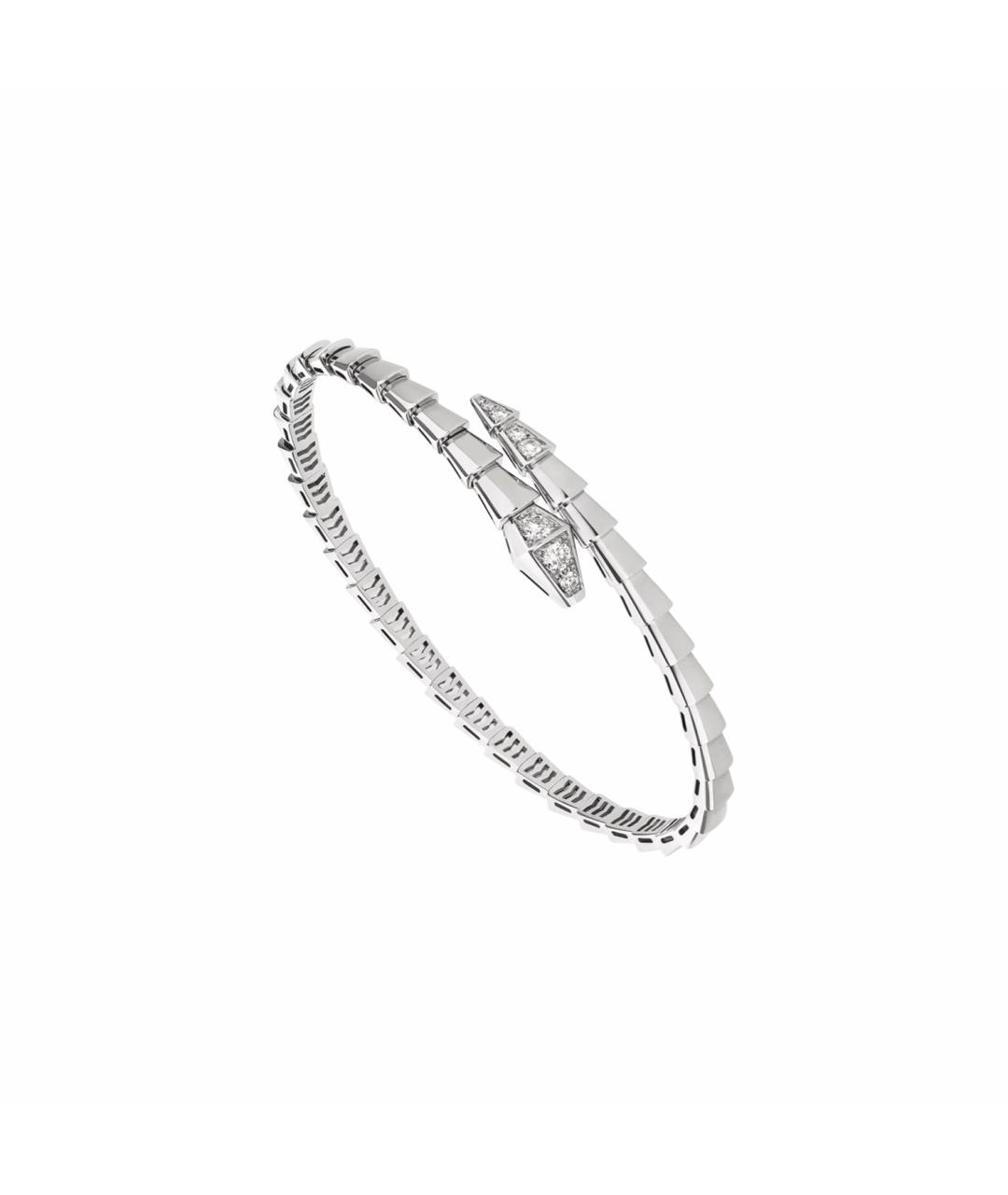 BVLGARI Серебрянный браслет из белого золота, фото 1
