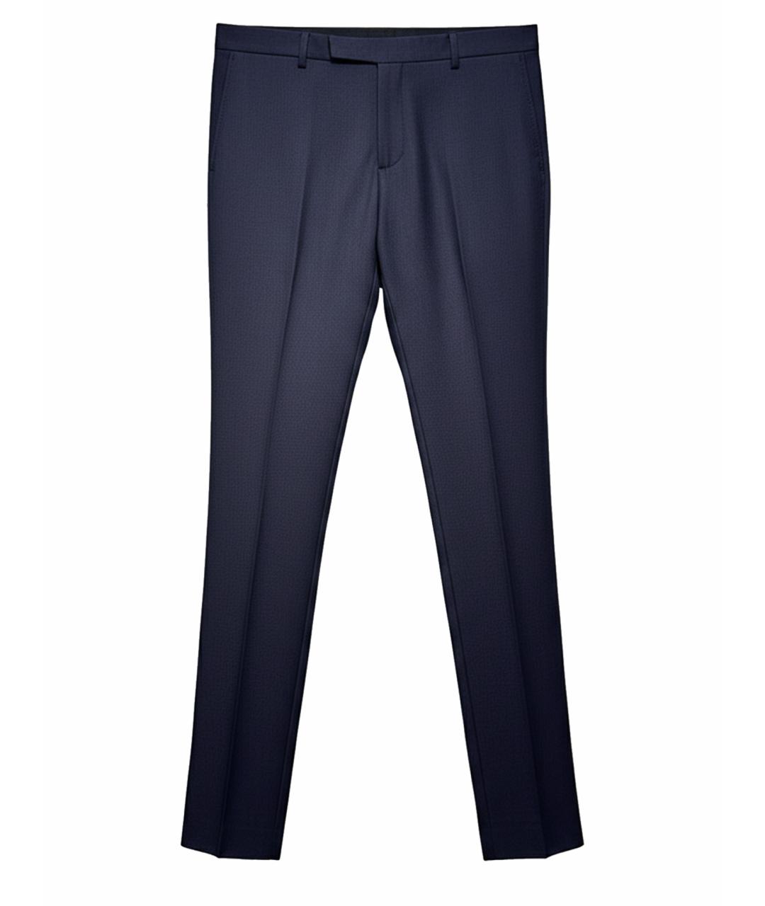 DOLCE&GABBANA Серые шерстяные классические брюки, фото 1