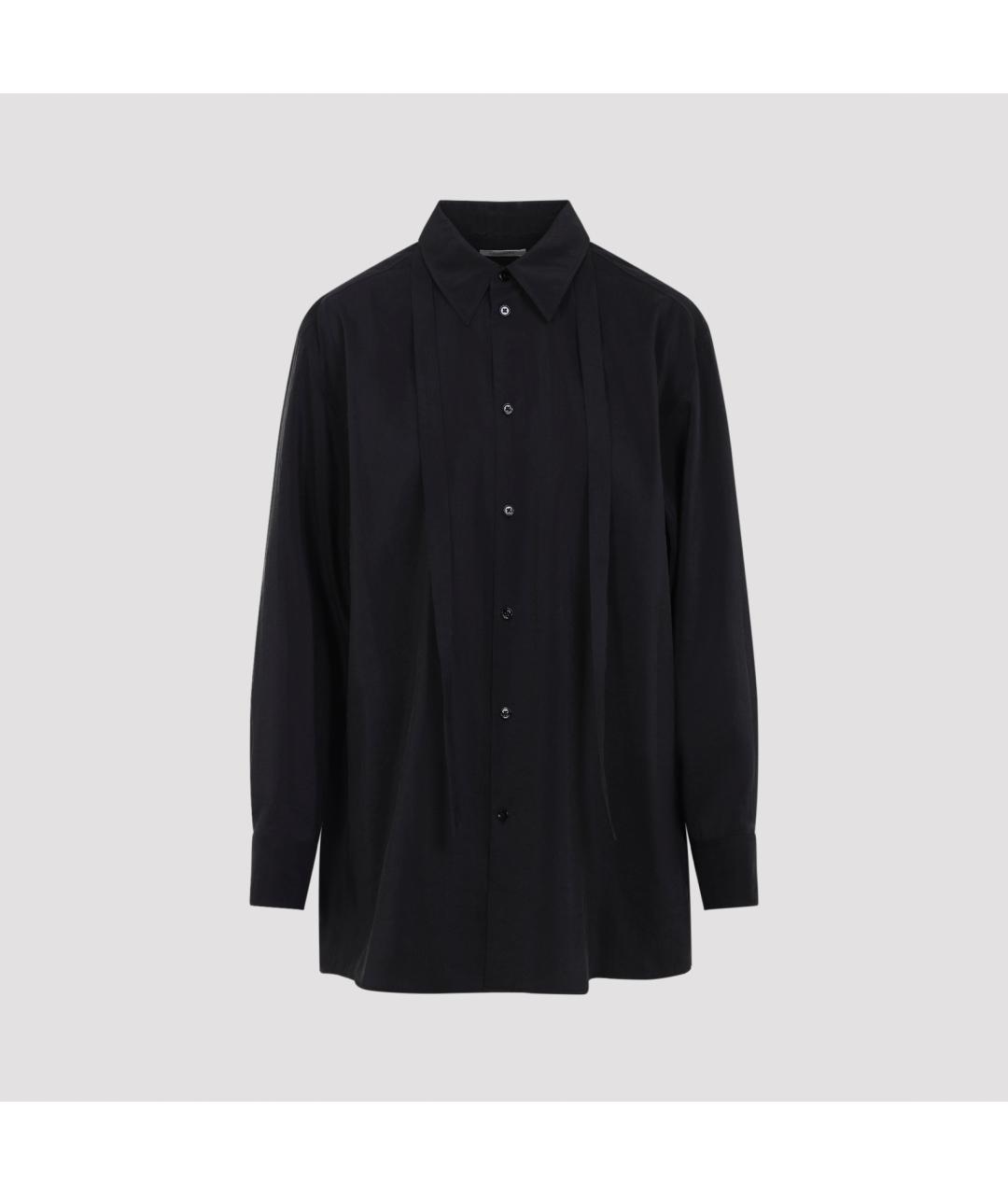 LEMAIRE Черная шелковая рубашка, фото 3