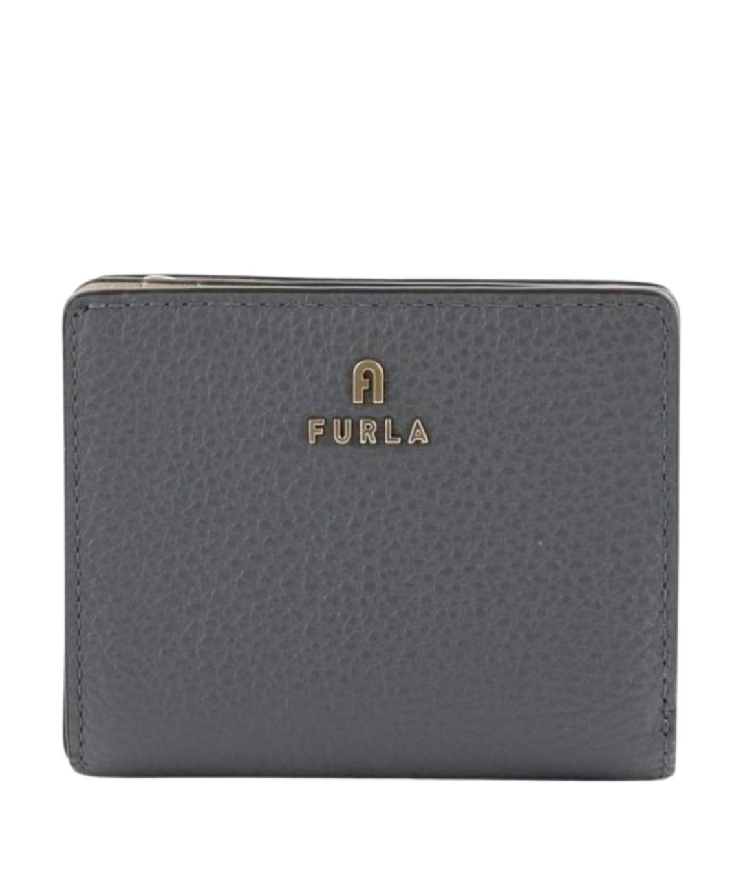 FURLA Серый кожаный кошелек, фото 1