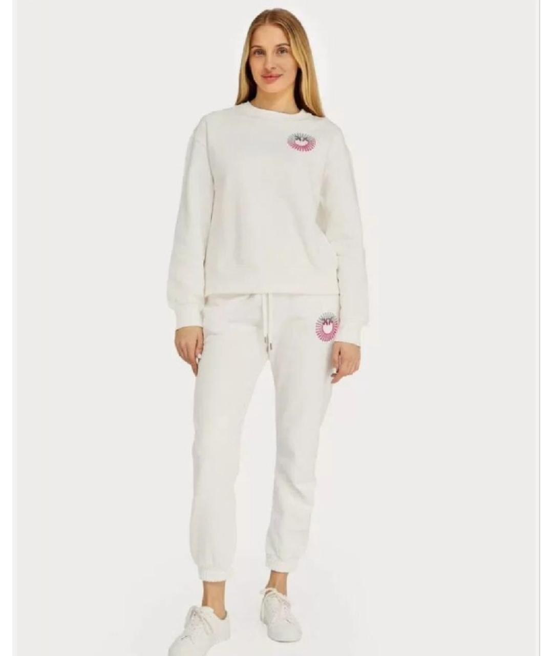 PINKO Белый хлопковый спортивные костюмы, фото 5