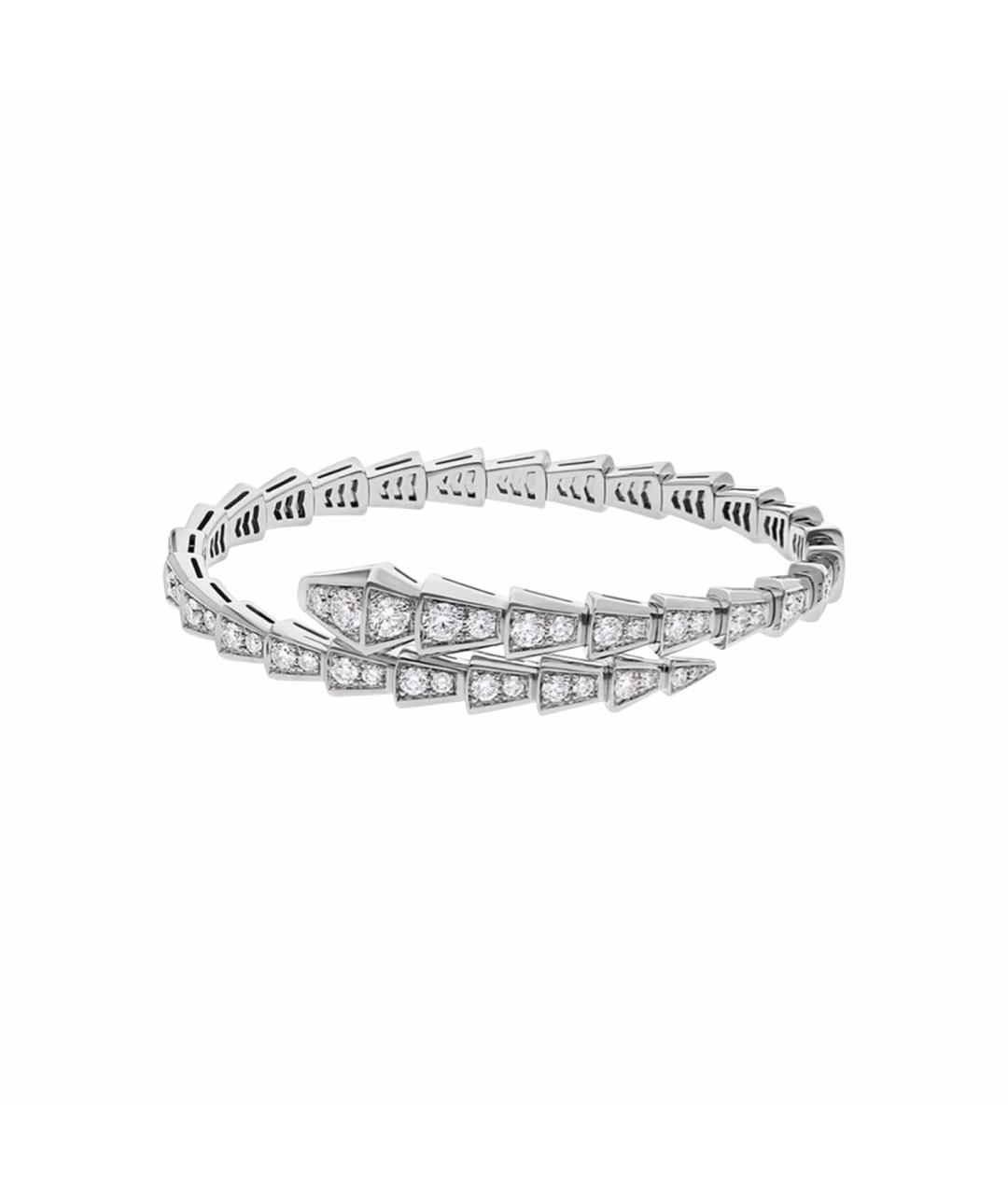 BVLGARI Серебрянный браслет из белого золота, фото 1