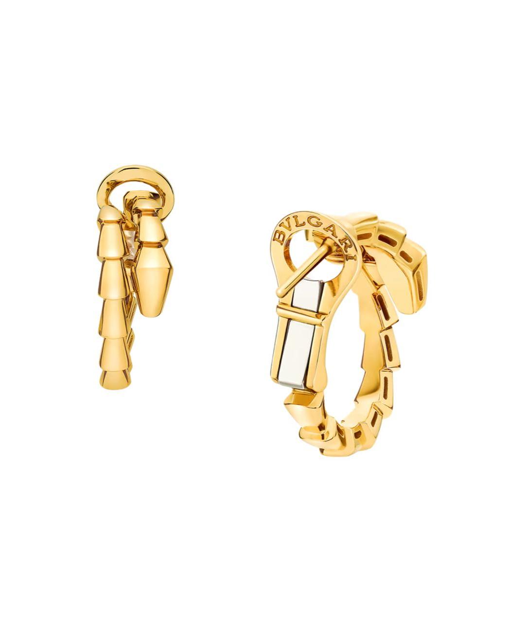 BVLGARI Желтые серьги из желтого золота, фото 2