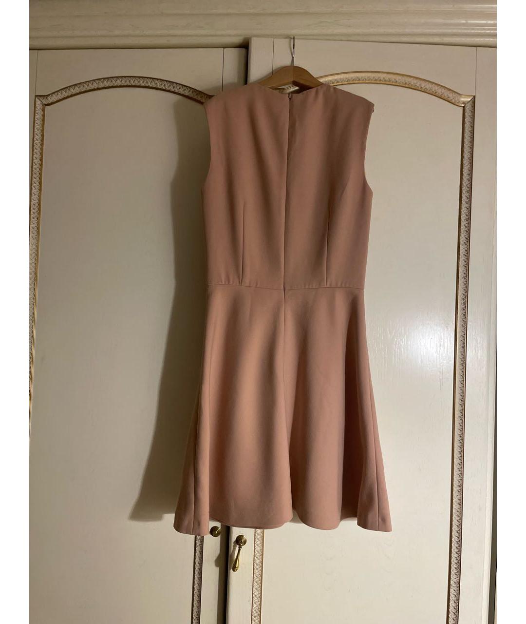 VALENTINO Бежевое вискозное вечернее платье, фото 2