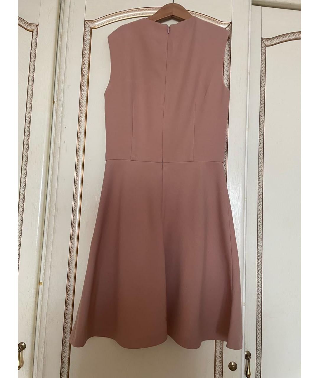 VALENTINO Бежевое вискозное вечернее платье, фото 1