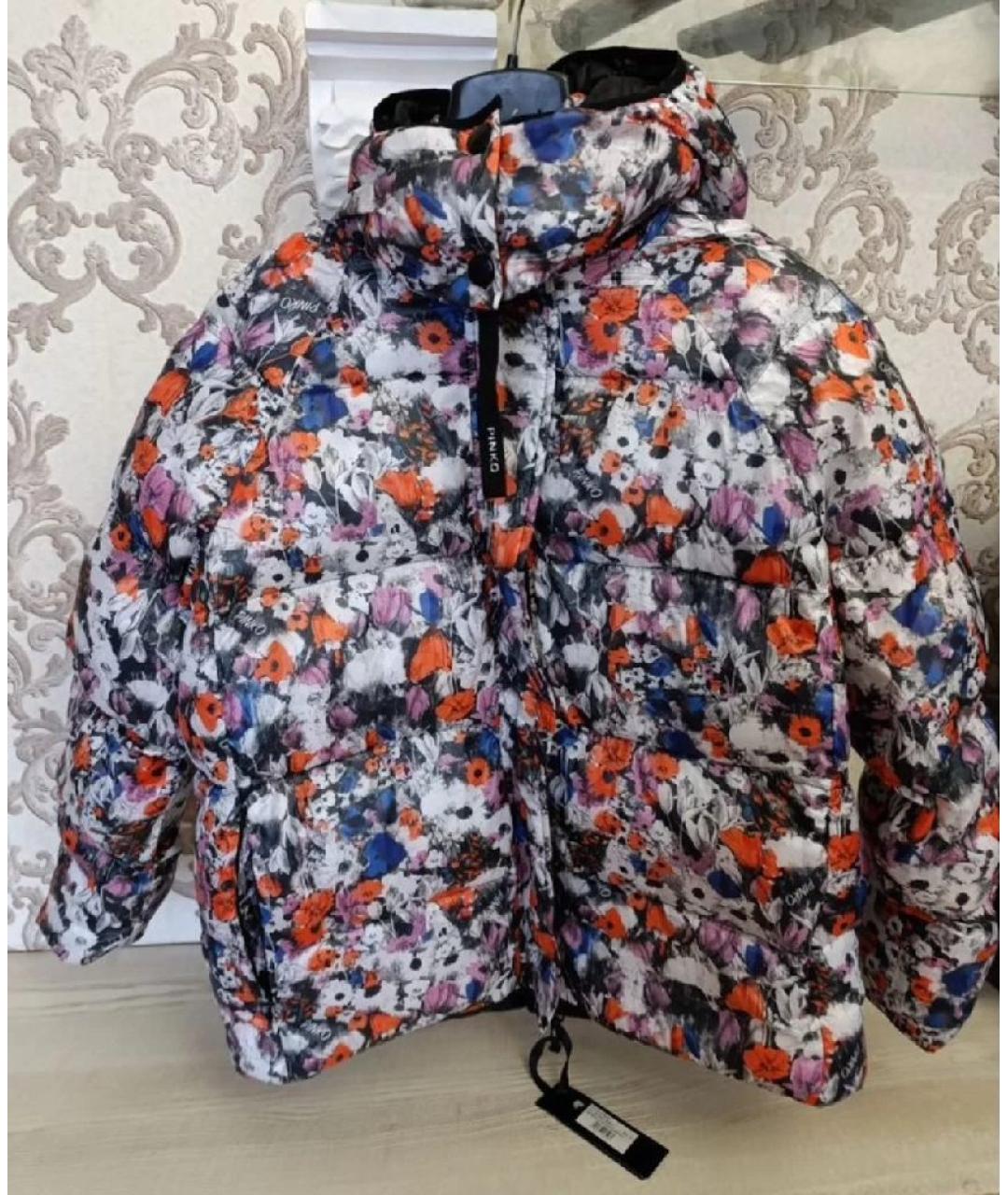 PINKO Черная полиэстеровая куртка, фото 6