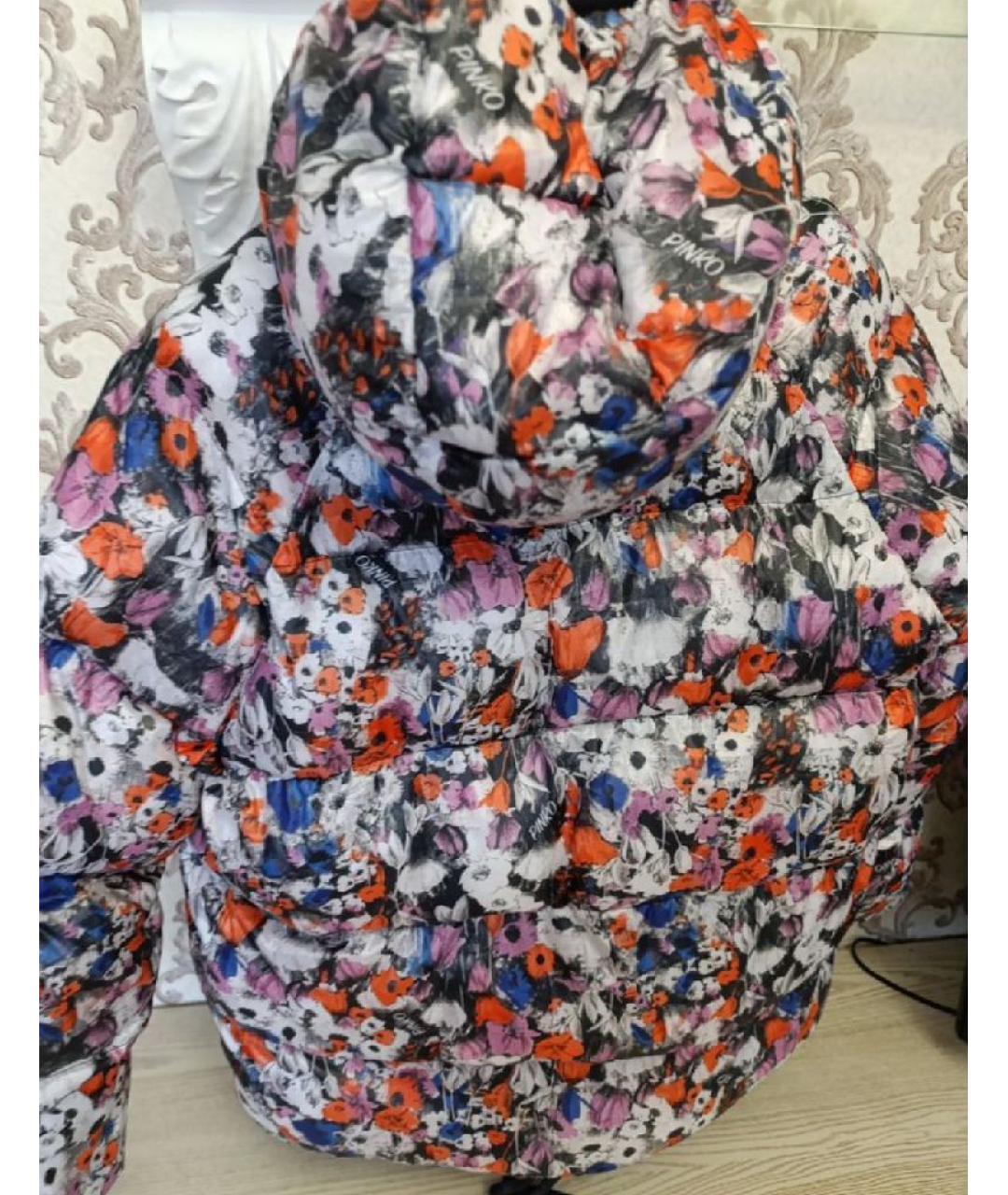 PINKO Черная полиэстеровая куртка, фото 2