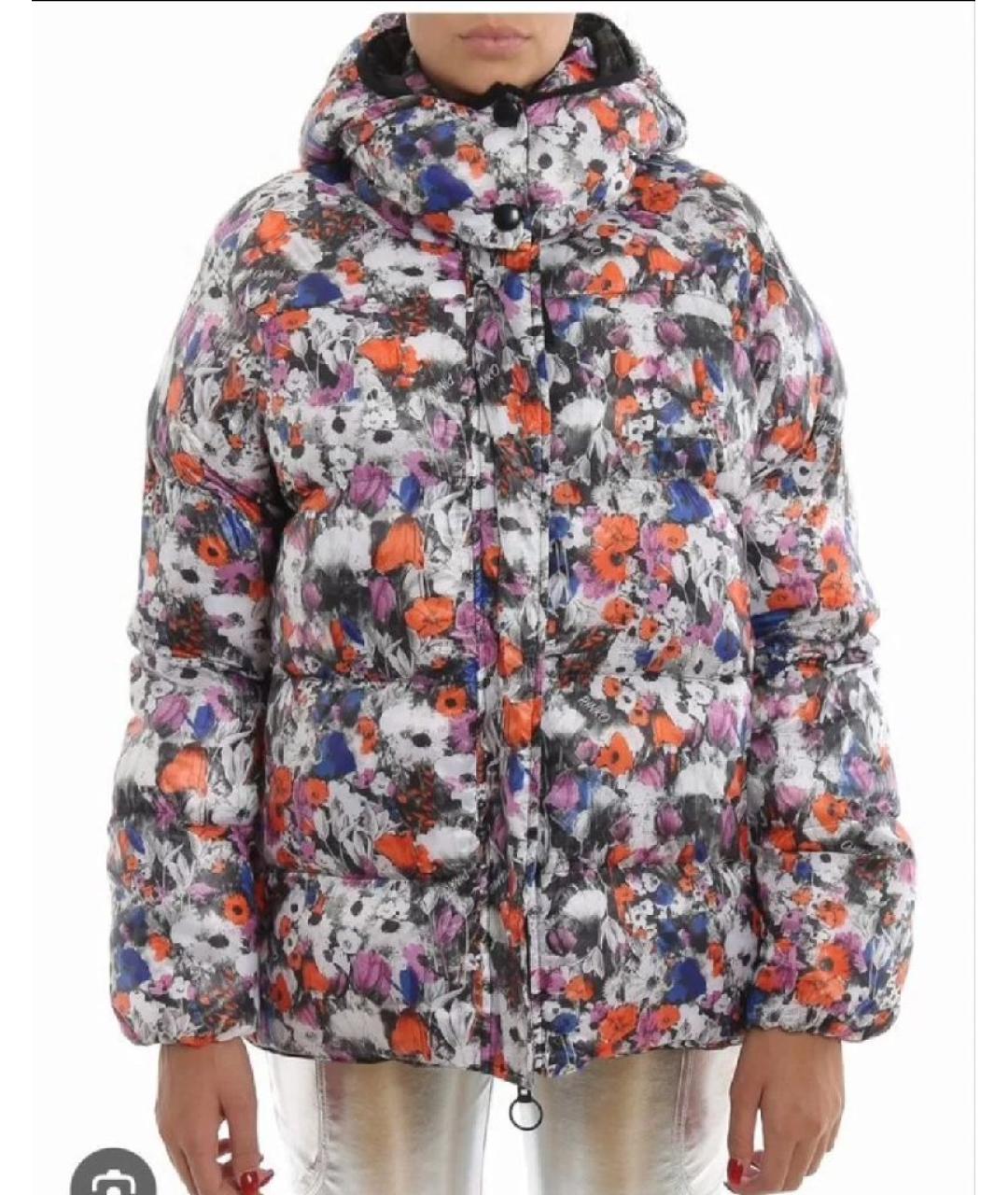 PINKO Черная полиэстеровая куртка, фото 5