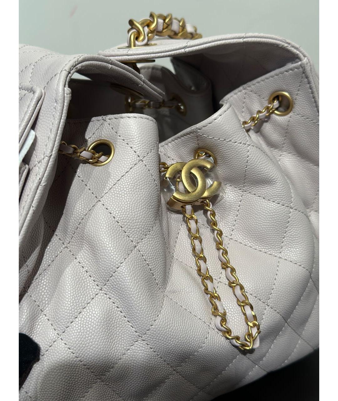 CHANEL Розовая кожаная сумка через плечо, фото 7