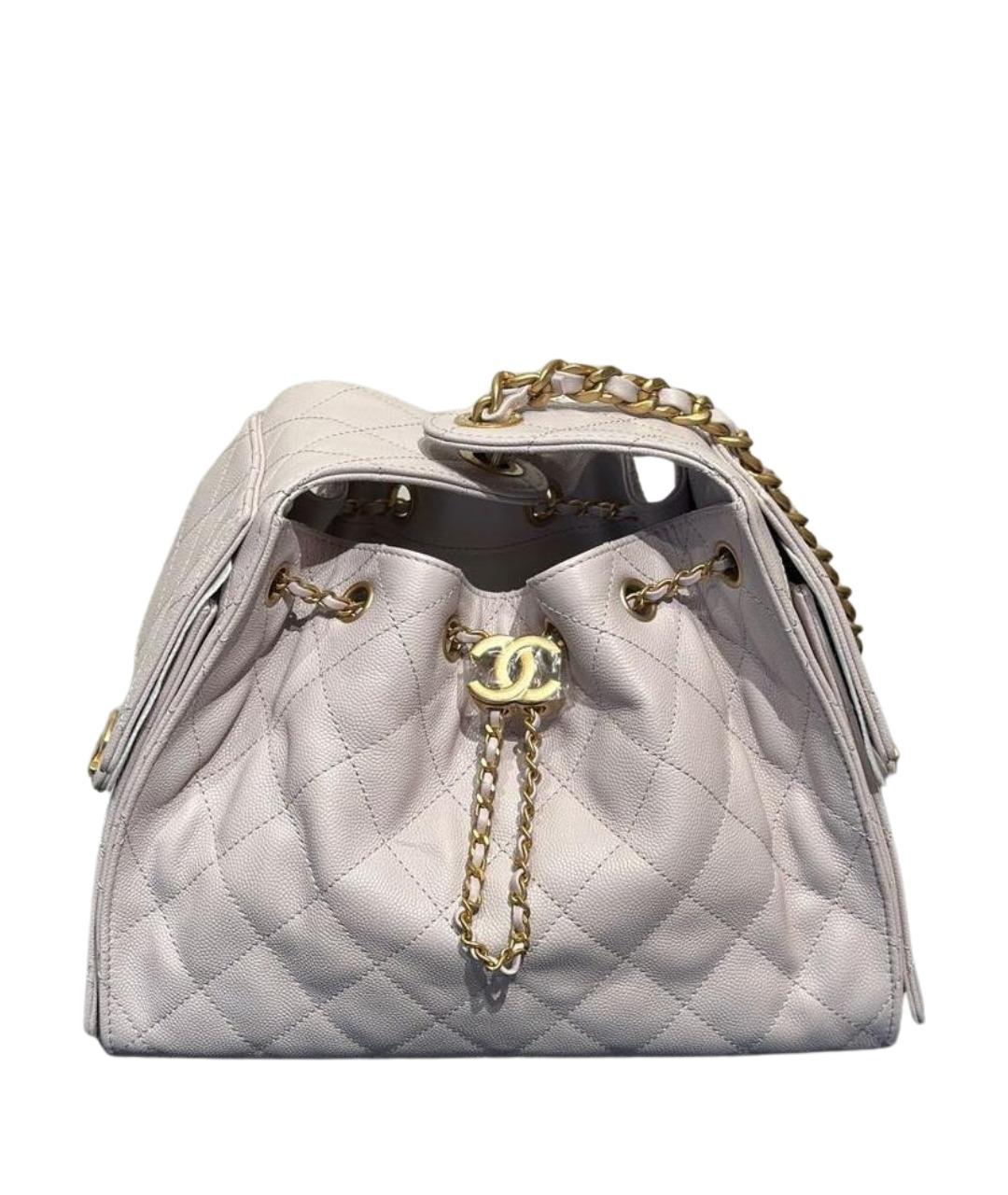 CHANEL Розовая кожаная сумка через плечо, фото 1