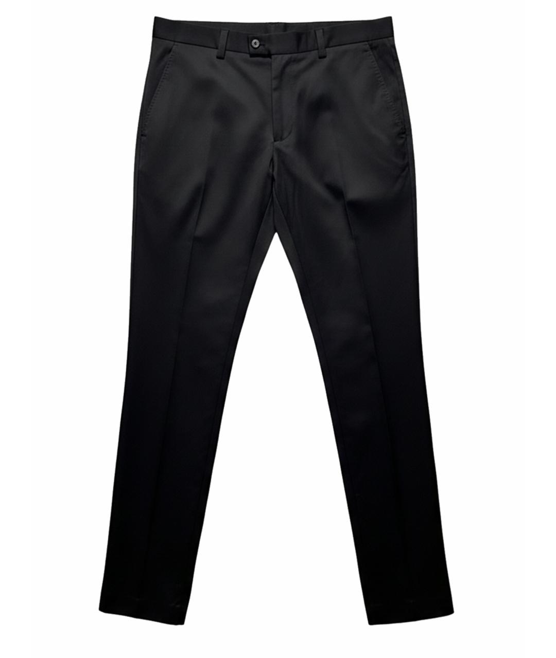DOLCE&GABBANA Черные хлопковые повседневные брюки, фото 1