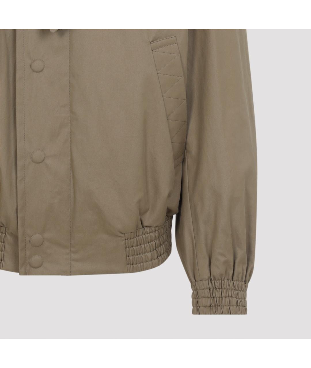 DRIES VAN NOTEN Бежевая хлопковая куртка, фото 5