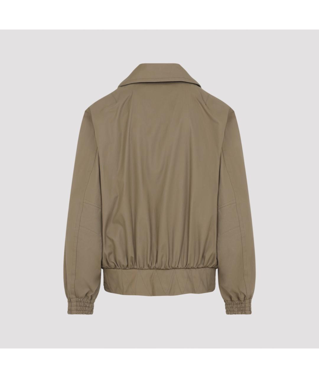 DRIES VAN NOTEN Бежевая хлопковая куртка, фото 4