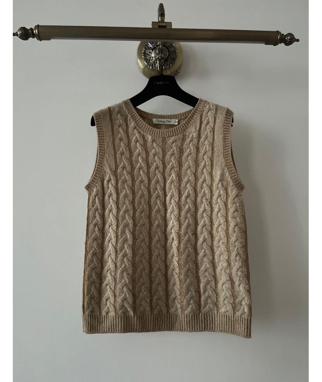 CHRISTIAN DIOR Коричневая жилетка, фото 7