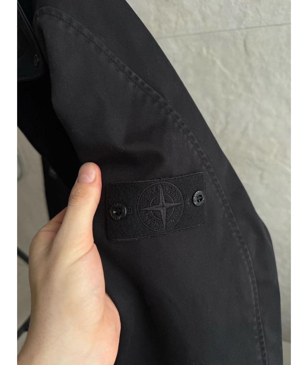 STONE ISLAND Черная куртка, фото 5