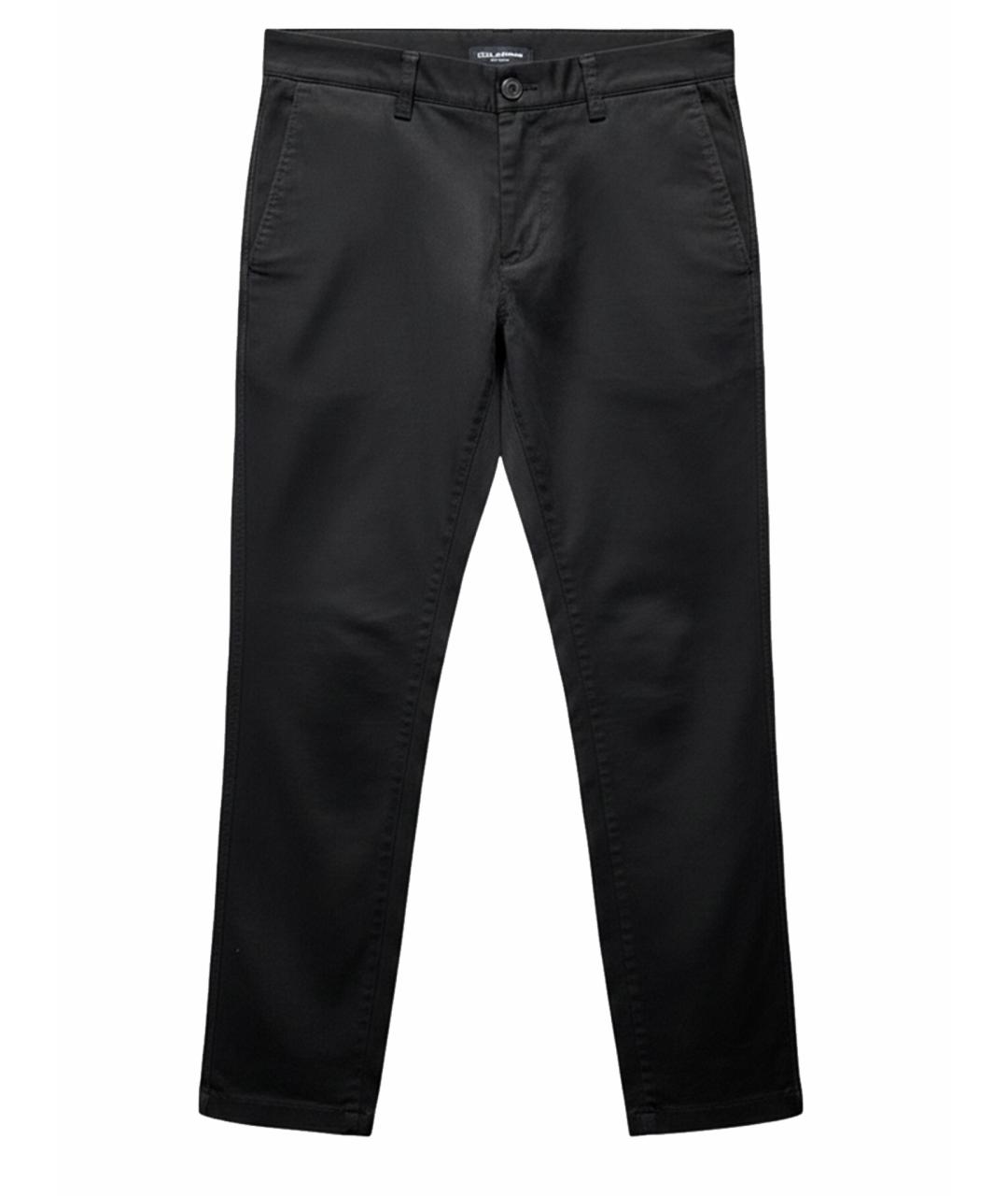 DOLCE&GABBANA Черные хлопковые повседневные брюки, фото 1