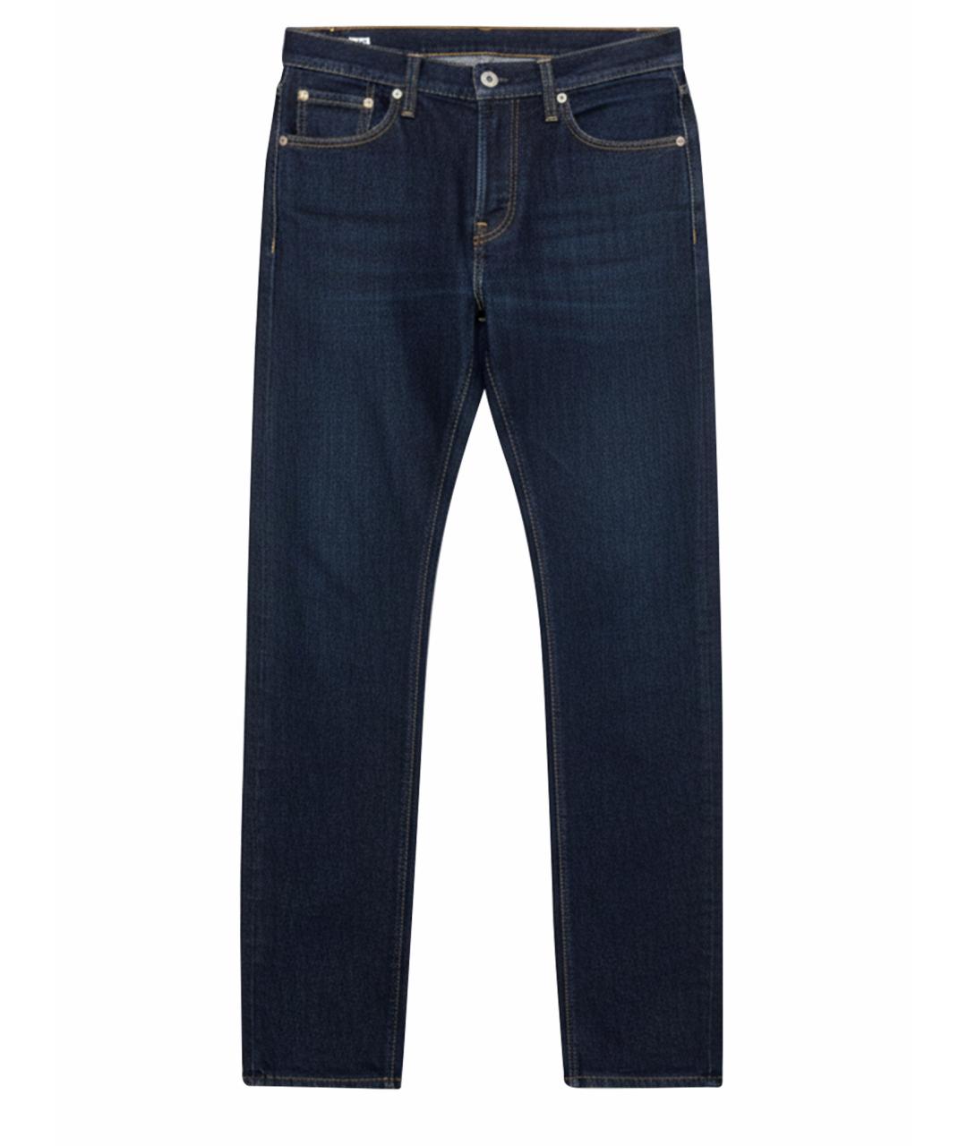 LEVI'S Синие хлопковые прямые джинсы, фото 1