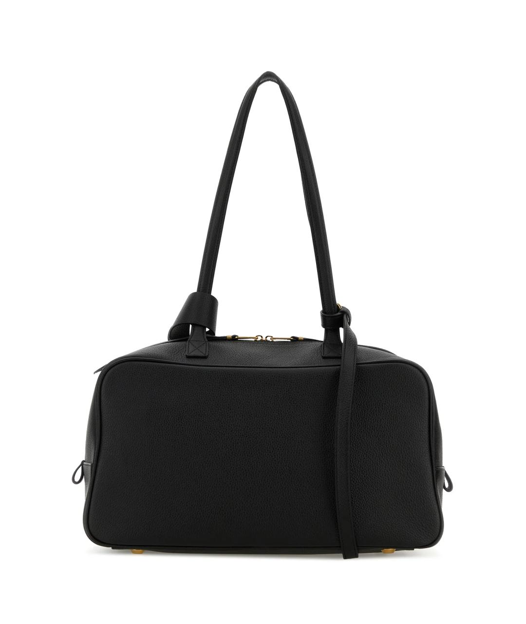 BALENCIAGA Черная кожаная сумка через плечо, фото 3