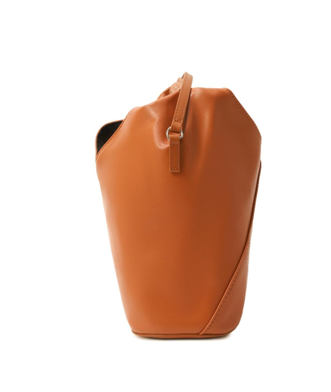 MAISON MARGIELA Коричневая сумка через плечо из искусственной кожи, фото 3