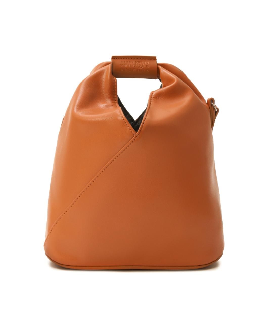 MAISON MARGIELA Коричневая сумка через плечо из искусственной кожи, фото 6