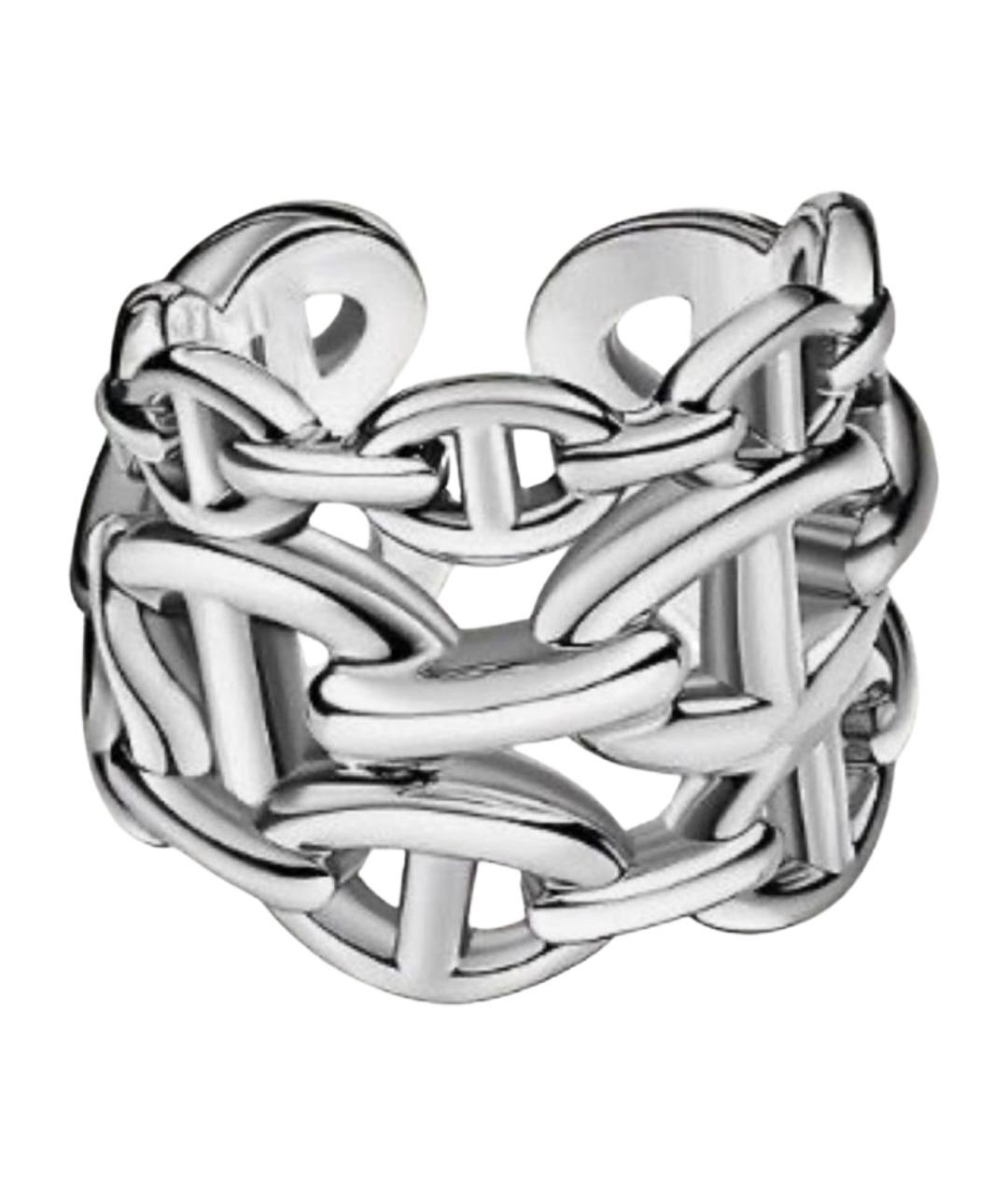 HERMES Серебряное серебряное кольцо, фото 1