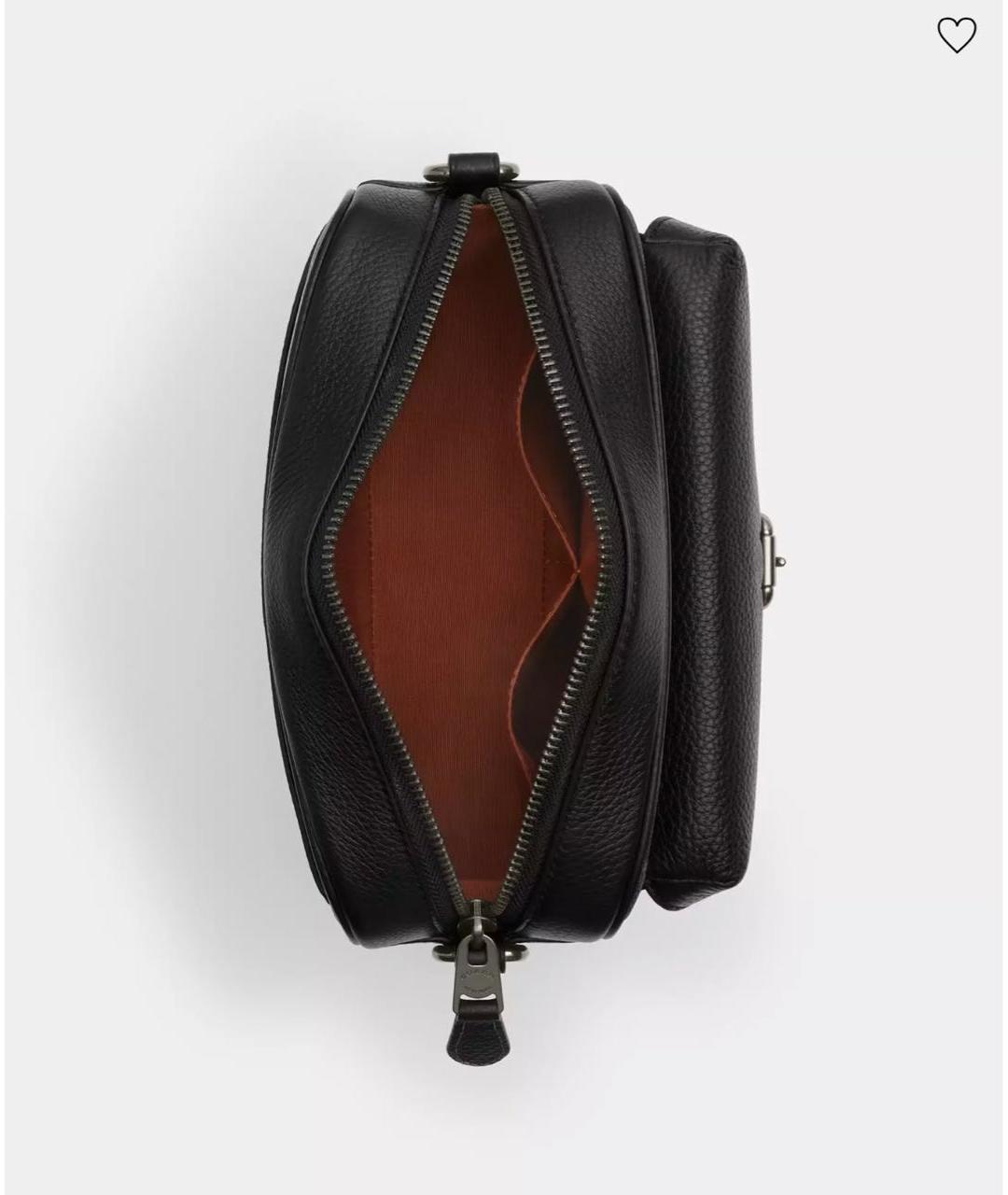 COACH Черная сумка через плечо, фото 3