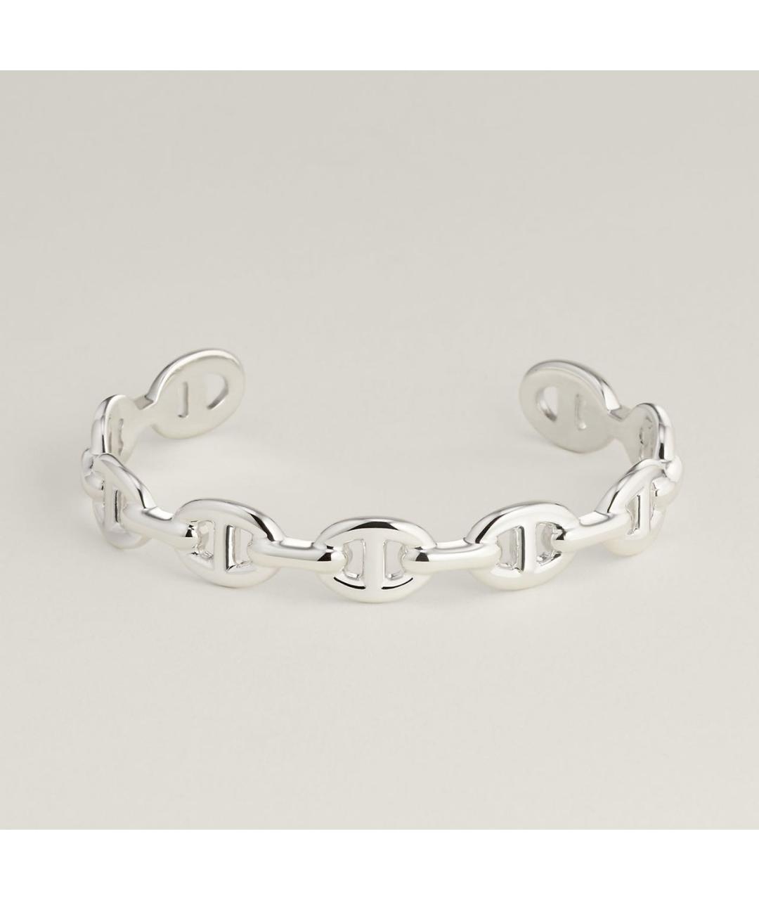 HERMES Серебрянный серебряный браслет, фото 4