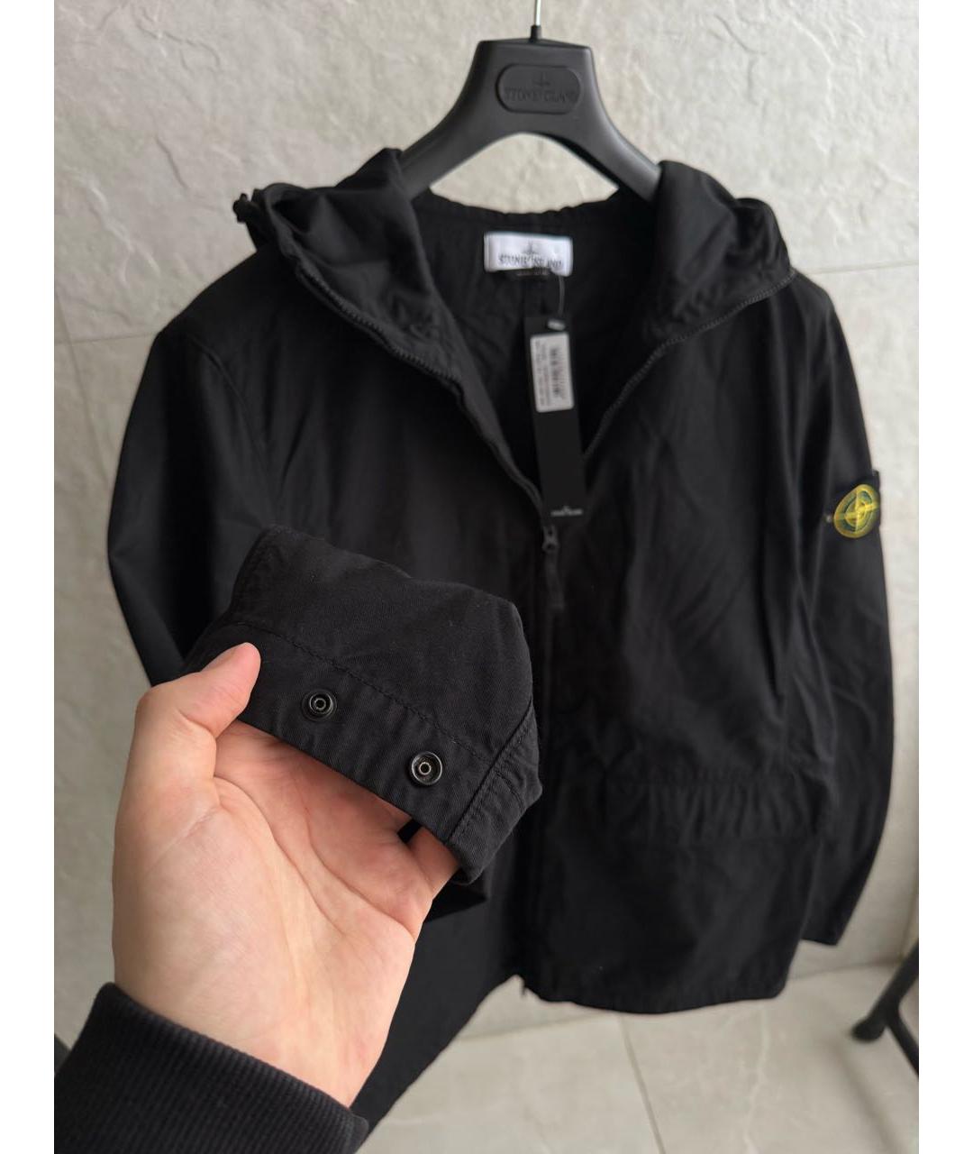 STONE ISLAND Черная куртка, фото 4