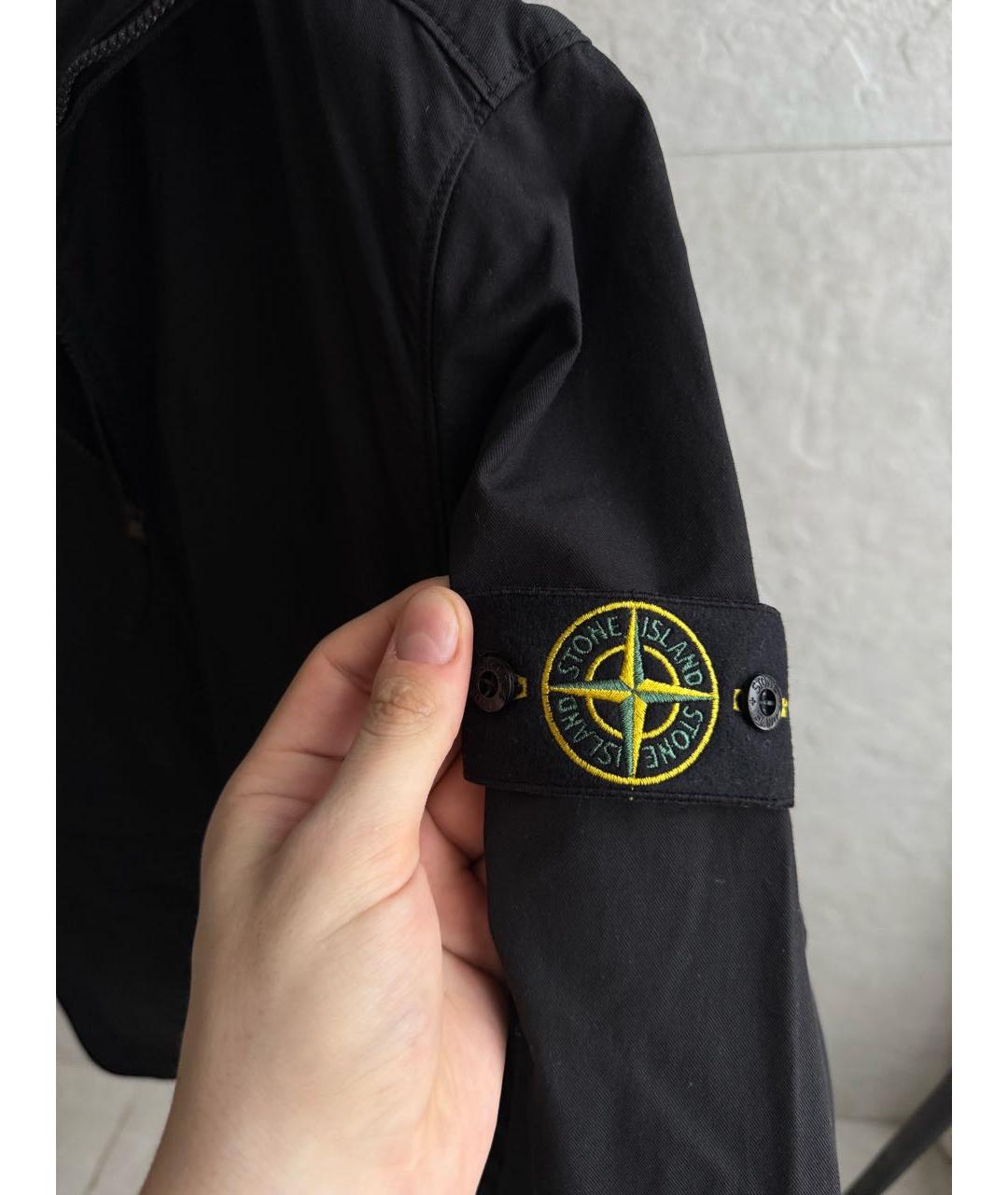 STONE ISLAND Черная куртка, фото 5