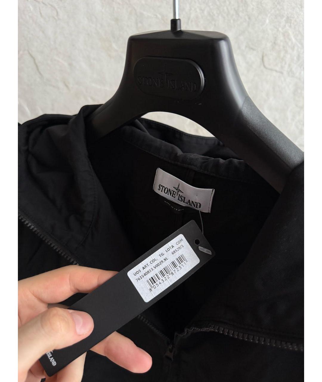 STONE ISLAND Черная куртка, фото 3