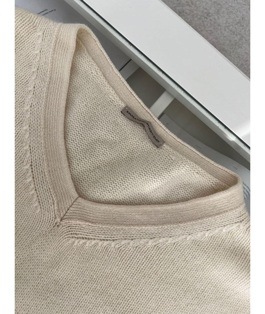 ERMANNO SCERVINO Бежевый джемпер / свитер, фото 4