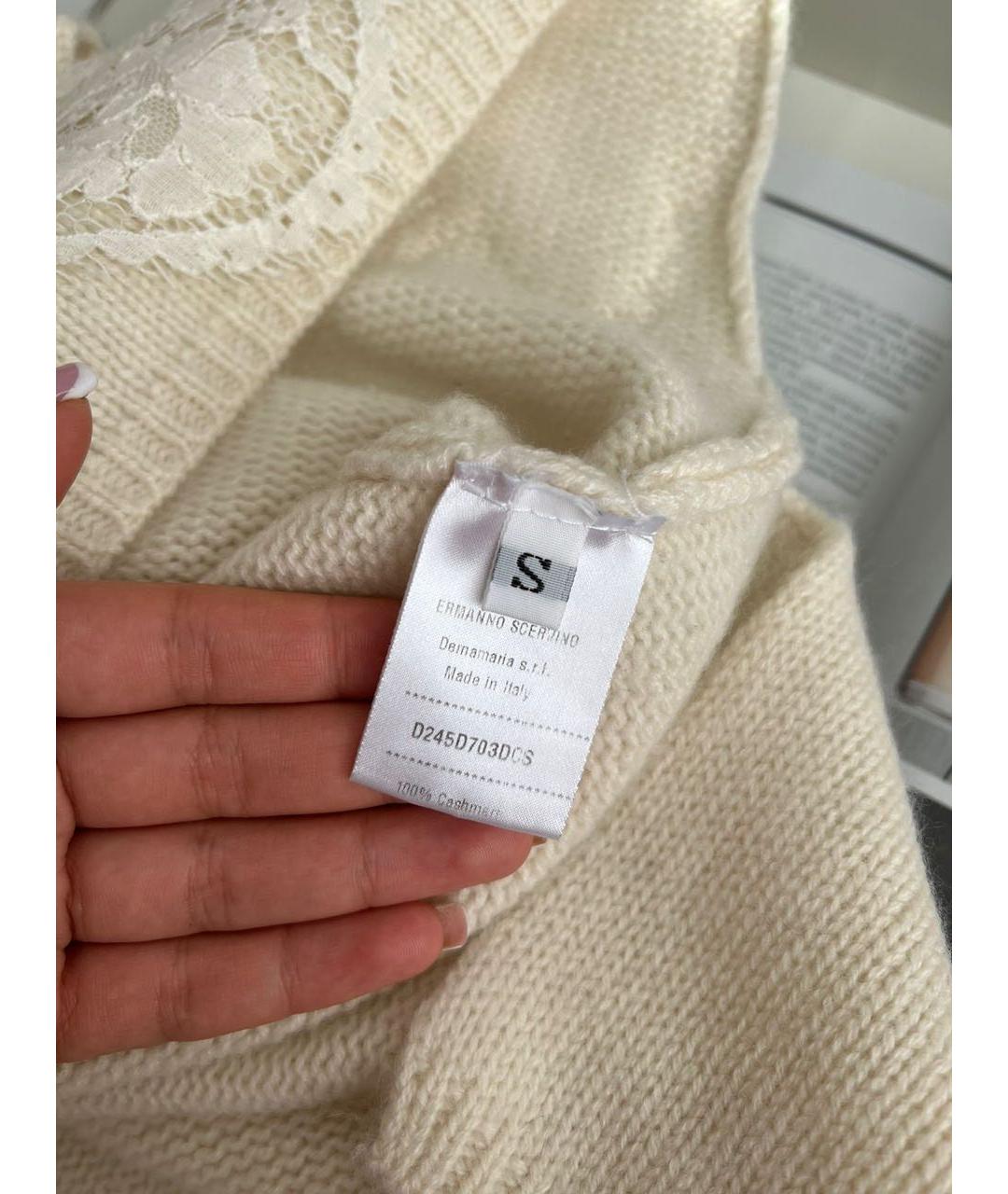 ERMANNO SCERVINO Бежевый джемпер / свитер, фото 5
