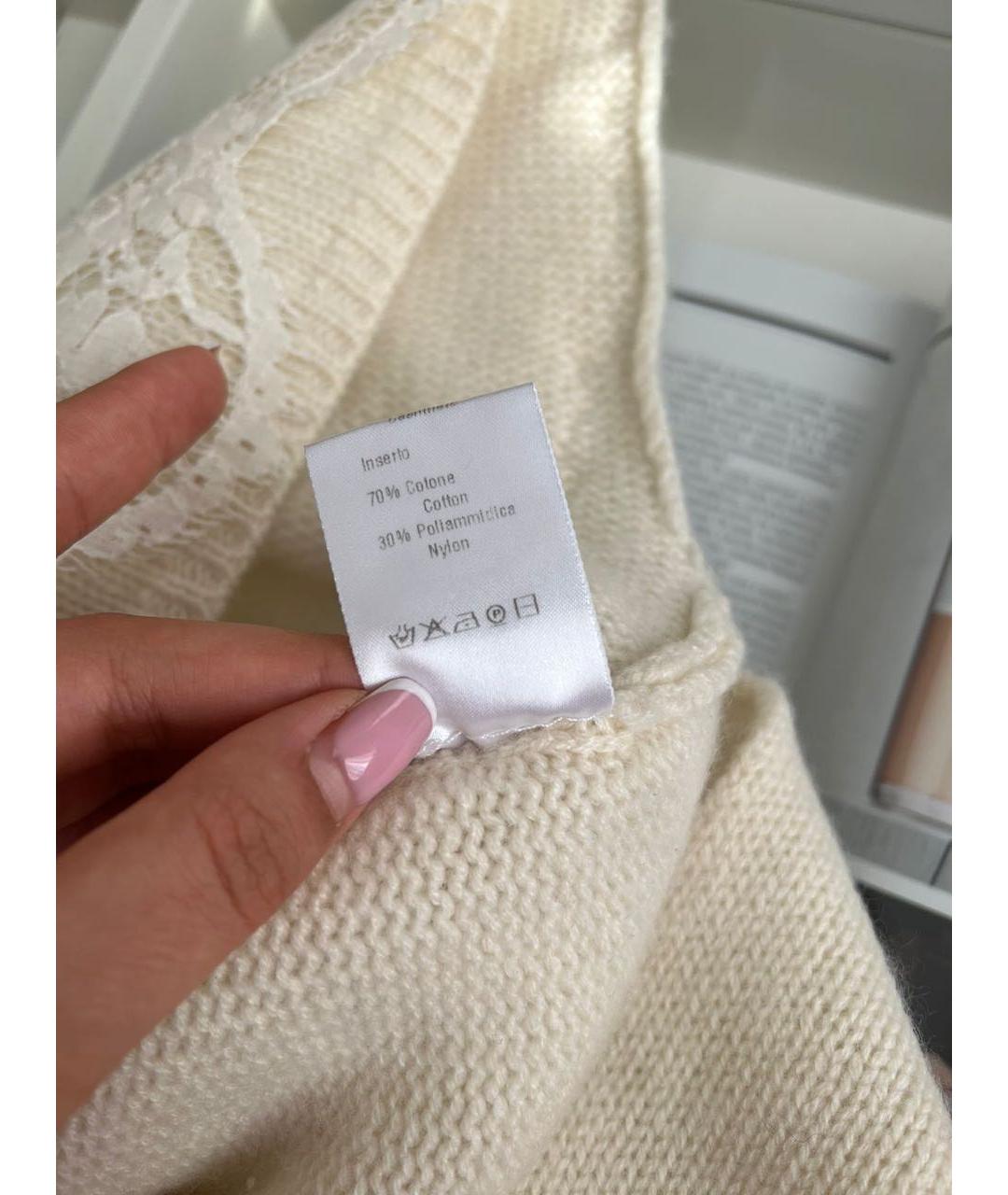 ERMANNO SCERVINO Бежевый джемпер / свитер, фото 6