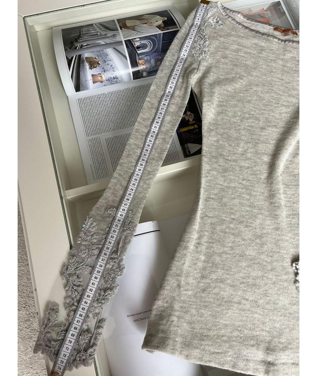 ERMANNO SCERVINO Серый джемпер / свитер, фото 6