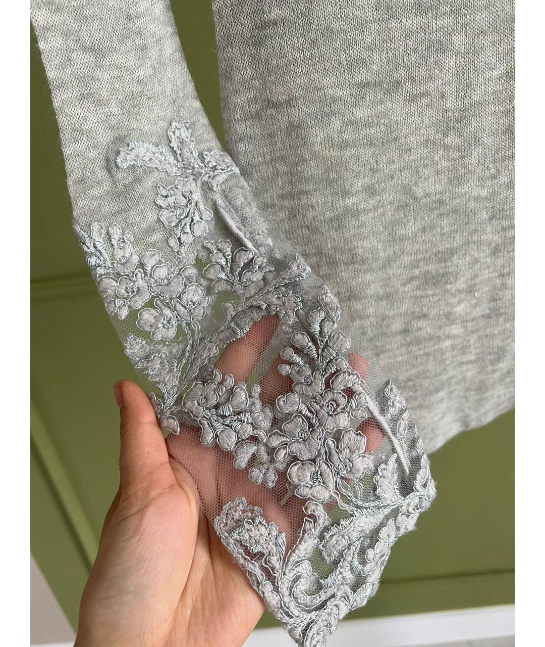 ERMANNO SCERVINO Серый джемпер / свитер, фото 3