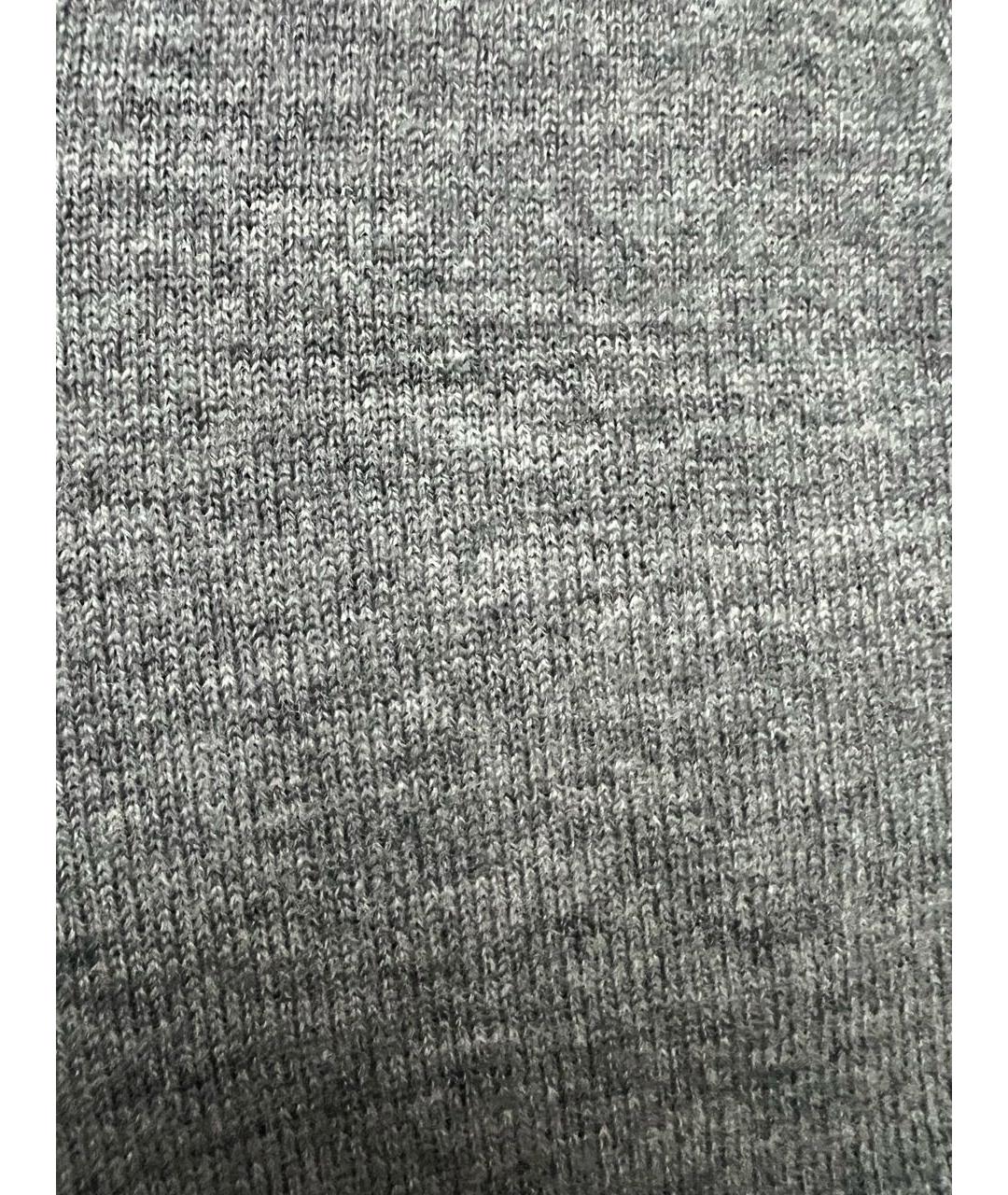 JOHN RICHMOND Серый шерстяной кардиган, фото 4