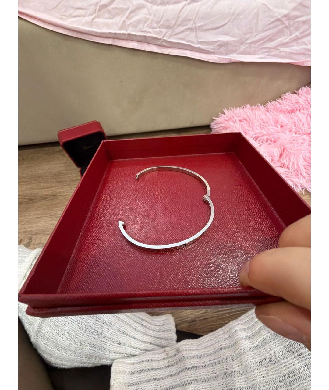 CARTIER Серебрянный браслет из белого золота, фото 3