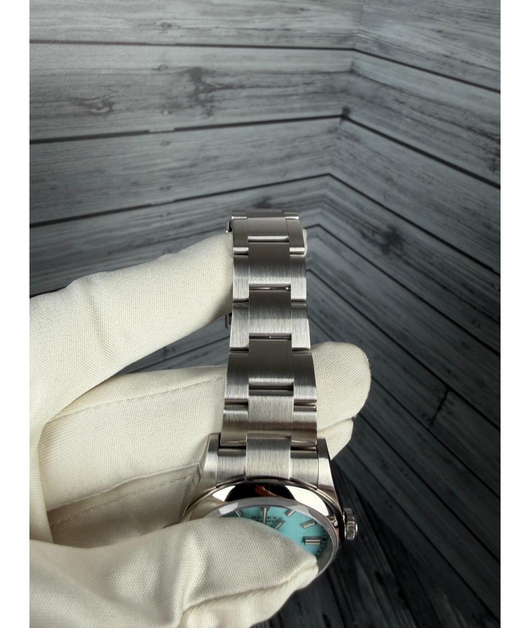 ROLEX Голубые часы, фото 8